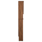 Modway Render Over the Toilet Bathroom Storage Cabinet - Walnut-Adjustable Shelves