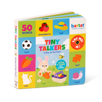 Battat Interactive Audio Book-Interactive Book: Explore 50 everyday words with a friendly bunny and playful picnic n’ park-themed illustrations