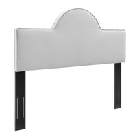 Modway Dawn Performance Velvet Full/Queen Headboard - Light Grey-Velvet Queen/Full Headboard