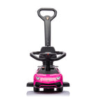 Freddo Lamborghini 3-in-1 Ride On Toy Car - Pink-Interactive Features: Boasts built-in speakers and front lights powered by dry cells, offering an engaging ride with music and illumination