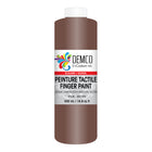 DEMCO EnCouleurs Inc School Fingerpaint - 500 mL - Brown-Finger paint