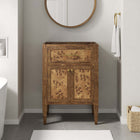 Modway Elysian 24" Wood Bathroom Vanity Cabinet - Brown-Assembly Required