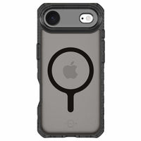 ITSKINS Hybrid_R Vapor Compatible with MagSafe Case for iPhone 17 Air - Smoke-Raised edges protect your screen and camera
