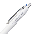Pentel Floatune Retractable Advanced Rollerball Pen - 0.5 mm - Blue Ink - 2 Pack-A dynamic metal clip to match Floatune's luxurious feel