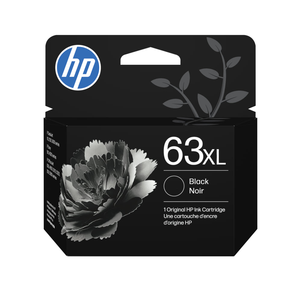 HP 63XL Black High Yield Original Ink Cartridge | staples.ca