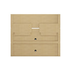 Manhattan Comfort Vernon 62.99" Mid-Century Modern Floating Entertainment Center - Rustic Brown and Black-10