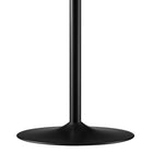 Modway Amuse 40" Dining Table - Black White-Assembly Required