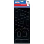 Creative Start Self-Adhesive Numbers and Symbols - 6" - White - 48 Pack-This set includes 48 self-adhesive numbers and symbols for creating clear and professional signage