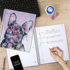 Five Star Pupcasso 1-Subject Notebook - 11" H x 8-1/2" W - 160 Pages-Tough pockets help prevent tears and hold 8 1/2" x 11" loose sheets.
