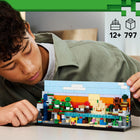 LEGO Minecraft Mini Biomes-Includes Minecraft Steve, Creeper, mooshroom, husk and pillager microfigures