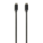 NXT Technologies 6 ft Braided USB-C Cable - Black-6' braided cable resists snags and tangles