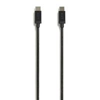 NXT Technologies 6 ft Braided USB-C Cable - Black-6' braided cable resists snags and tangles