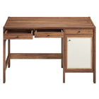 Modway Capri 49" Wood Grain Office Desk - Walnut-8