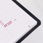 Brownline 2026 Essential Weekly Planner - 11" x 8-1/2" - Black - English-Tear-off corners