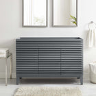 Modway Render 48" Double Sink Compatible Bathroom Vanity Cabinet - Grey-MDF and Particleboard