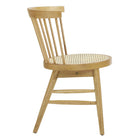 Modway Lykke Curved Spindle Back Dining Chairs - Natural - 2 Pack-7