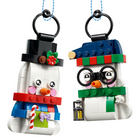 LEGO Seasons & Occasions Snowman Ornaments Building Set-Explore other LEGO holiday sets and Christmas decorations, sold separately