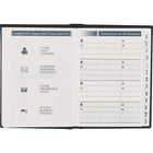Mead Index Telephone and Address Book,  3" x 4", Assorted Colours-Symbol icon format