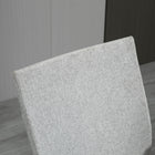 Vinsetto Mid Back Linen Swivel Computer Chair - Light Grey-Colour: Light grey