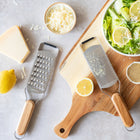 Minimal Graters with Wooden Handle - Set of 4 with Base-Shipping Weight: 1 lbs