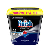 Finish Quantum Ultimate - 82 Tabs-Handles tough messes without the need for pre-rinsing
