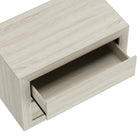 Manhattan Comfort Soren 32" Contemporary 2-Drawer Nightstand - Whitewashed Oak-Available in Whitewashed Oak, Natural Oak and Charcoal Grey