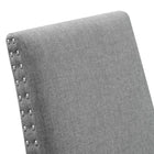 Modway Parcel Dining Upholstered Fabric Side Chair - Light Grey-8