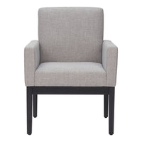 Zuo Senzil Dining Chair - Grey-Cozy polyester linen fabric
