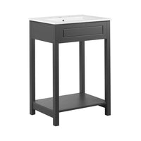 Modway Altura 24" Bathroom Vanity - Grey/White-Modern Bathroom Vanity Cabinet