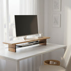 Decent Living Monitor Stand/Riser - Solid Maple-Stand top thickness: 20mm / 3/4 inch