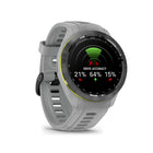 Garmin Approach S70 - Black Ceramic Bezel with Grey Silicone Band-10