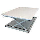 Uncaged Ergonomics Changedesk Mini Sit to Stand Desk Riser - White-Patented: part of the patented change desk series of affordable sit/stand conversion, all are designed in-house and exclusively manufactured by uncaged ergonomics.