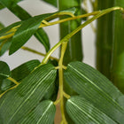 HOMCOM 5.3' Artificial Bamboo Tree for Indoor Home Decor - Green-Enhanced with PE moss and cement soil for extra stability 