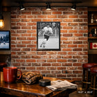 Frameworth Bobby Orr Classic Series 1976 Canada Cup - Framed Canvas - 18.5" x 22.5"-Museum-quality art canvas professionally stretched and framed in an elegant black frame