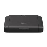 Canon PIXMA TR160 Wireless Portable Printer - Black-Connect and print on the go with the PIXMA TR160. This lightweight portable printer can fit into a bag or backpack with room to spare