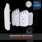 Logitech Litra Glow Premium Streaming Light with TrueSoft for PC/Mac - Graphite-Safe for all-day streaming: Whether gaming, podcasting or broadcasting, Litra Glow adjustable LED light has cleared even the strictest UL testing guidelines for all-day streaming
