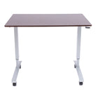 Luxor 48" Crank Adjustable Stand Up Desk-Crank allows for effortless adjustment from sitting to standing