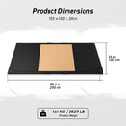 MotionGrey Olympic Weightlifting Platform with Anti-Slip Surface - Black-Colour: Black