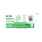 Globe Hynaut 4-Ply Non-Medical KN95 Face Mask - White - 200 Pack-Tested to exceed 95% protection