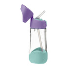 b.box - Tritan Drink Bottle - 450ml - Lilac Pop-Spill-proof straw and robust handle for school and on-the-go