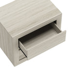 Manhattan Comfort Soren 26" Contemporary 2-Drawer Nightstand - Whitewashed Oak-Available in Whitewashed Oak, Natural Oak and Charcoal Grey