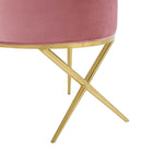 Modway Savour Performance Velvet Accent Dining Armchair - Dusty Rose - 2 Pack-8
