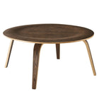 Modway Fathom Wood Coffee Table - Walnut-Mid-Century Modern Coffee Table