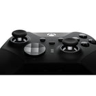 Xbox Elite Wireless Controller Series 2 - Black-Optimized for you: Tailor the controller to your preferred gaming style with new interchangeable thumbstick and paddle shapes. Save up to 3 custom profiles and 1 default profile on the controller and switch between them on the fly with the Profile button. Use Xbox Wireless, Bluetooth, or the included USB-C cable to play across your Xbox One and Windows 10 devices