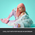 Logitech POP Wireless Mouse - Daydream-Bold, comfy, quiet: A compact and comfy wireless mouse with up to 24-month battery life that fits snugly in your palm, handbag and computer case, with SilentTouch Technology for whisper-quiet working