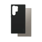 PanzerGlass CARE Fashionable Case for Samsung Galaxy S25 Ultra - Black - QI Compatible -Fearlessly fashionable. QI compatible