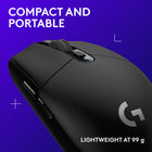Logitech G305 Lightspeed Wireless Gaming Mouse - Black-Mechanical Button Tensioning: Separated buttons improve consistency, reduce click force, and deliver crisp, reliable performance, ideal for intense gaming sessions