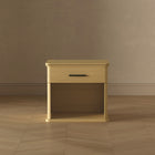 Manhattan Comfort Clifford Traditional 1-Drawer Nightstand - Natural Oak-30 Day Limited Manufacturer's Warranty