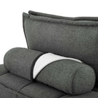 Modway Saunter Tufted Fabric Armless Chair - Grey-Chair Weight Capacity: 300 lb