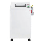 Destroyit 2604 P4 Cross-Cut 24-Sheet Commercial Shredder (DSH0362L)-Easy Switch control element uses illuminated color codes and symbols to indicate operational status and functions as an emergency stop switch